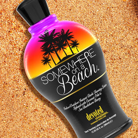 Devoted Creations lotion texture on skin, showing smooth spreadability and hydration