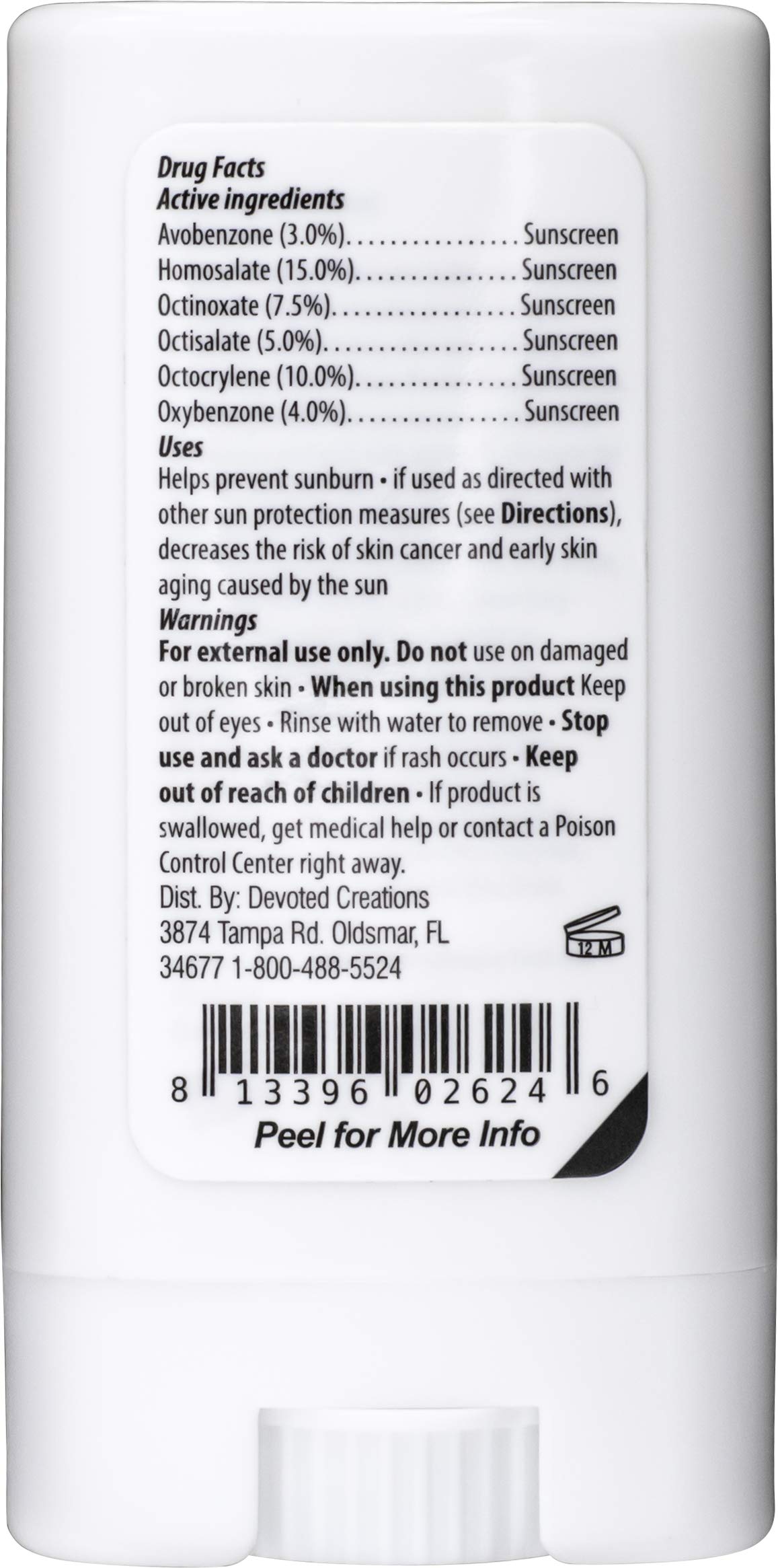 Devoted Creations stick in use on forearm during outdoor sport protecting ink