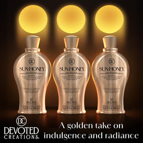 Devoted Creations applied on forearm showing even application and radiant finish