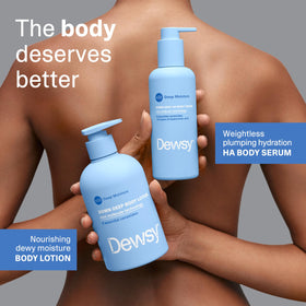 Dewsy ingredient label highlighting five-ceramide complex for barrier support