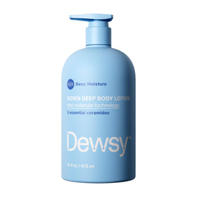 Dewsy front packaging showing 16 oz bottle and product name for clear identification and trust