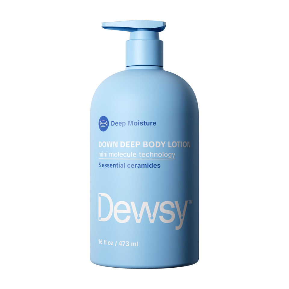 Dewsy front packaging showing 16 oz bottle and product name for clear identification and trust