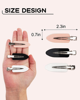 DF DUALFERV clips holding hair back during makeup application easily