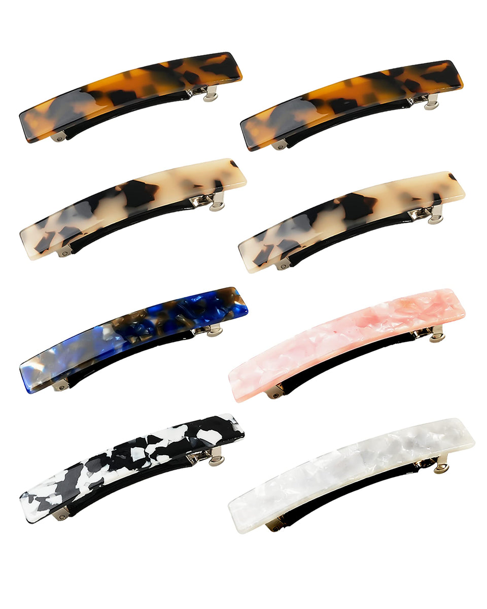 DF DUALFERV front packaging with eight tortoise-shell barrettes, stylish quick-grab