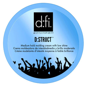 D:FI D:Struct styling in use on short haircut demonstrating natural matte finish and flexible control