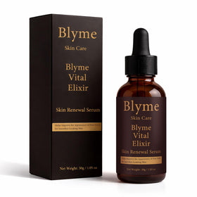 DFTLUUE Blyme Prime Elixir front packaging showing bottle and label, conveys premium care