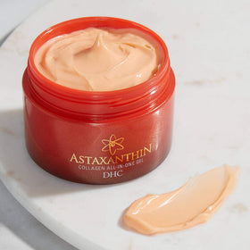 DHC applied to model’s face in morning routine for quick hydration