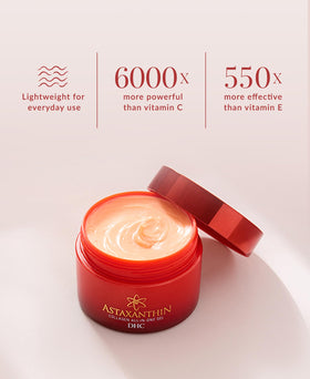 DHC gel texture close-up highlighting lightweight, fast-absorbing finish