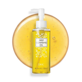 DHC deep cleansing oil front bottle clearly showing product name and volume