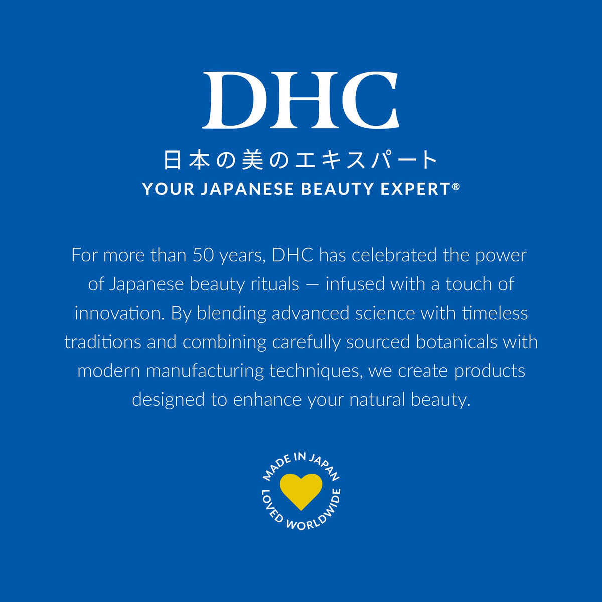 DHC deep cleansing oil size comparison in hand indicating 4.1 fl oz portability