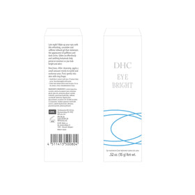 DHC Eye Bright in a morning vanity scene illustrating layering under makeup