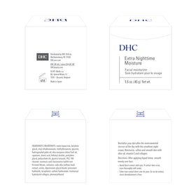 DHC ingredients display with olive oil and squalane highlighting nourishing benefits
