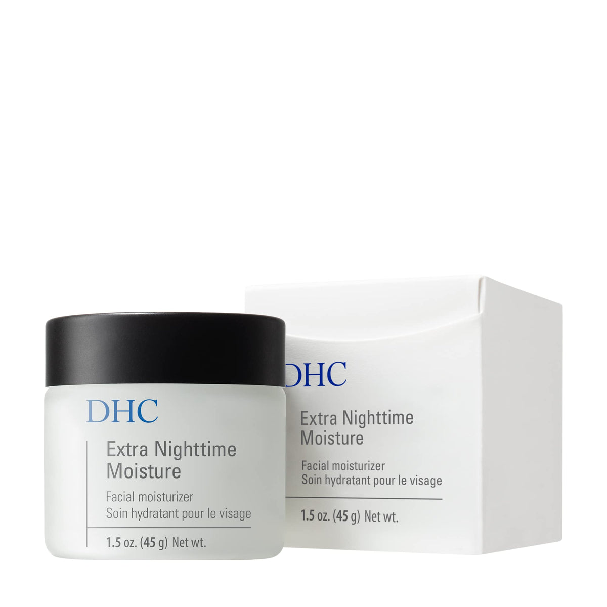 DHC open jar showing creamy texture and fast-absorbing consistency benefit