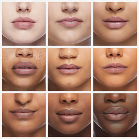 DHC Lip Cream applied on lips demonstrating hydrated, natural shine