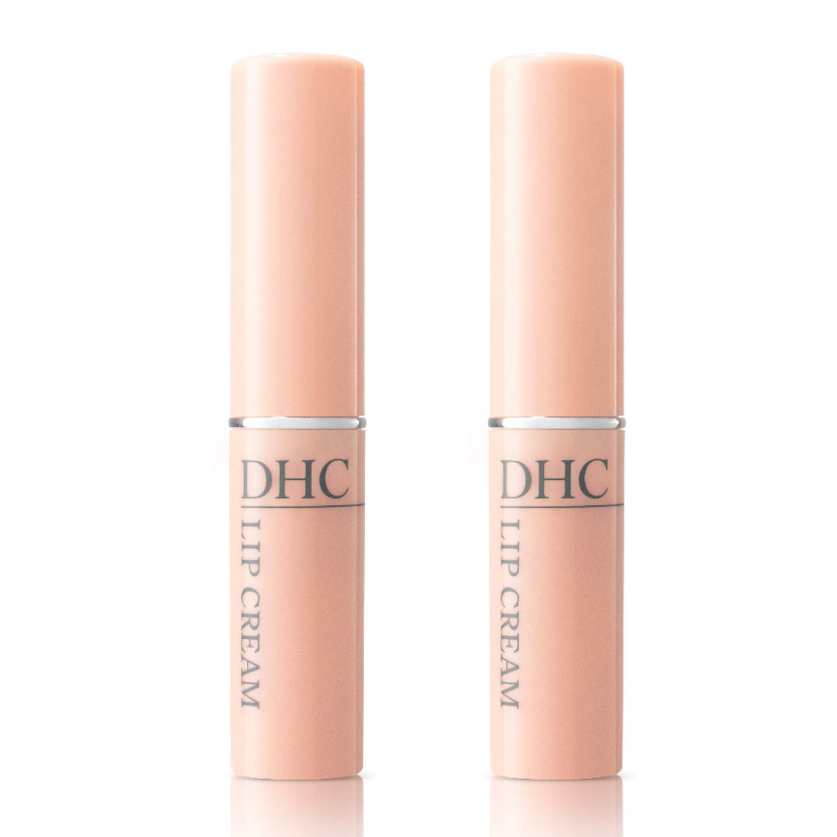 DHC Lip Cream front packaging shows brand and twin pack for reliable moisture