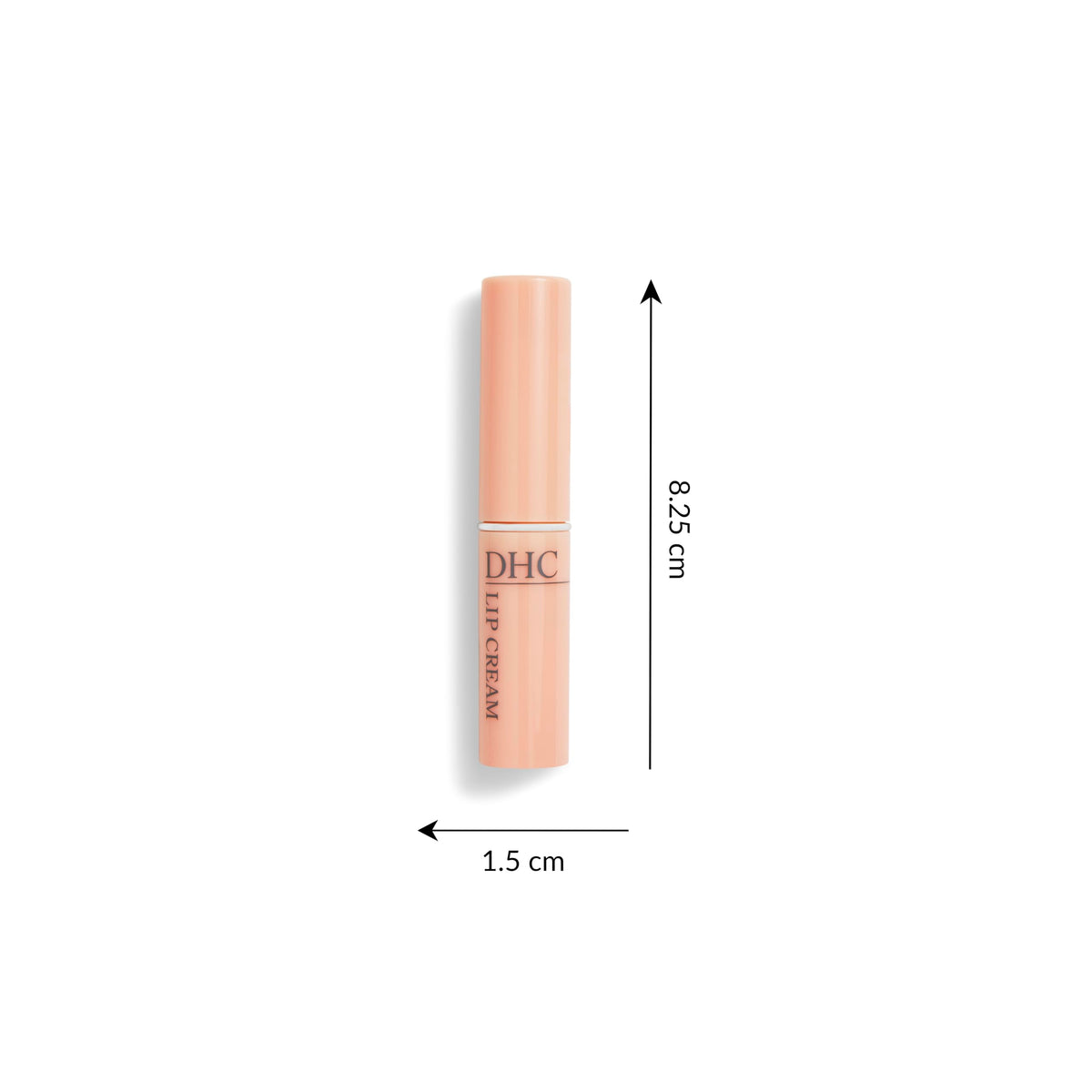 DHC Lip Cream two-pack layout emphasizing convenient home and travel use