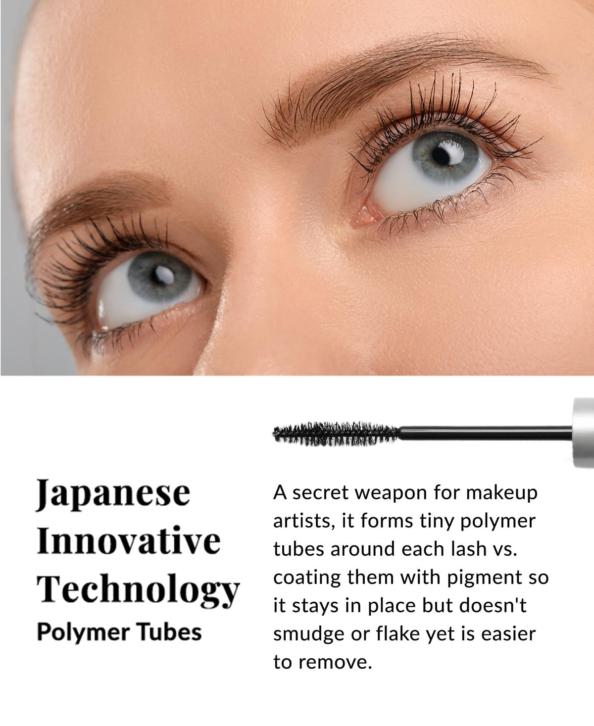 DHC mascara removal with warm water showing easy tube release and gentle cleansing