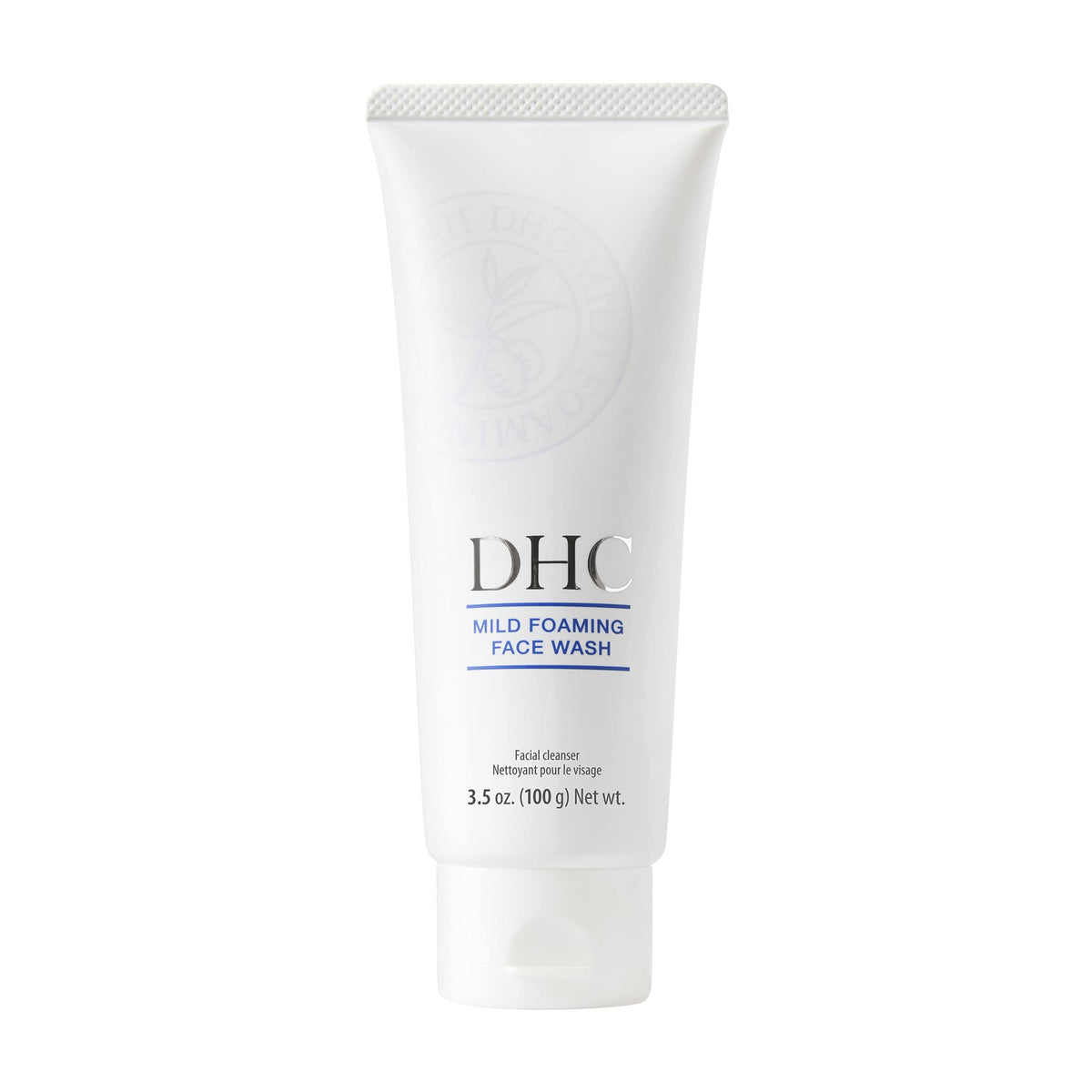 DHC tube front view showing branding and size for easy identification