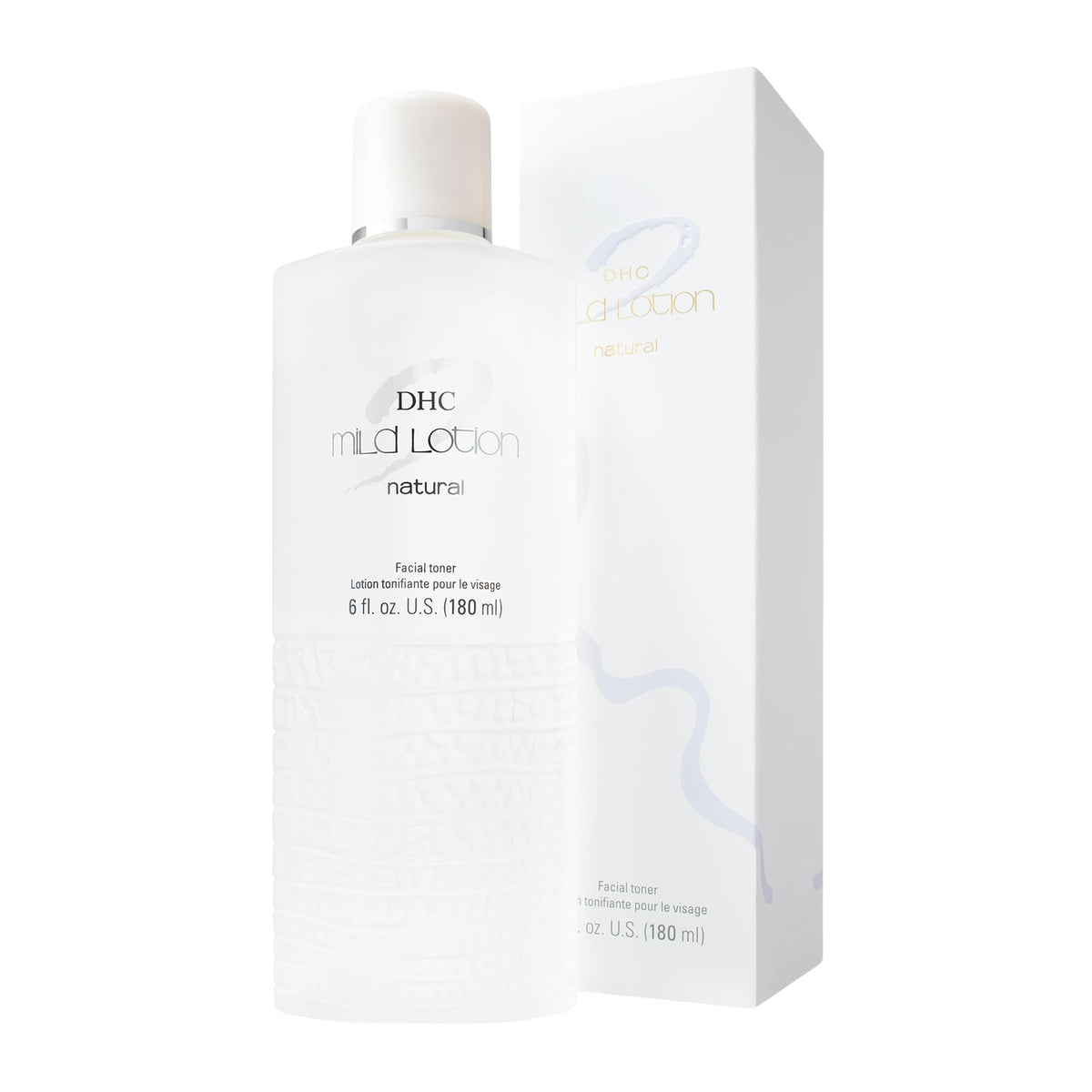 DHC Mild Lotion close-up of light watery texture for quick absorption