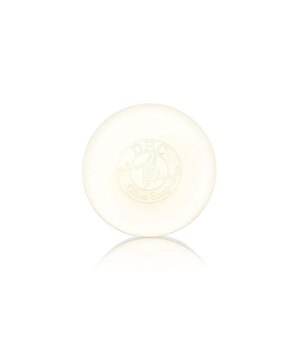 DHC olive soap front packaging showing bar and net weight for clear identification