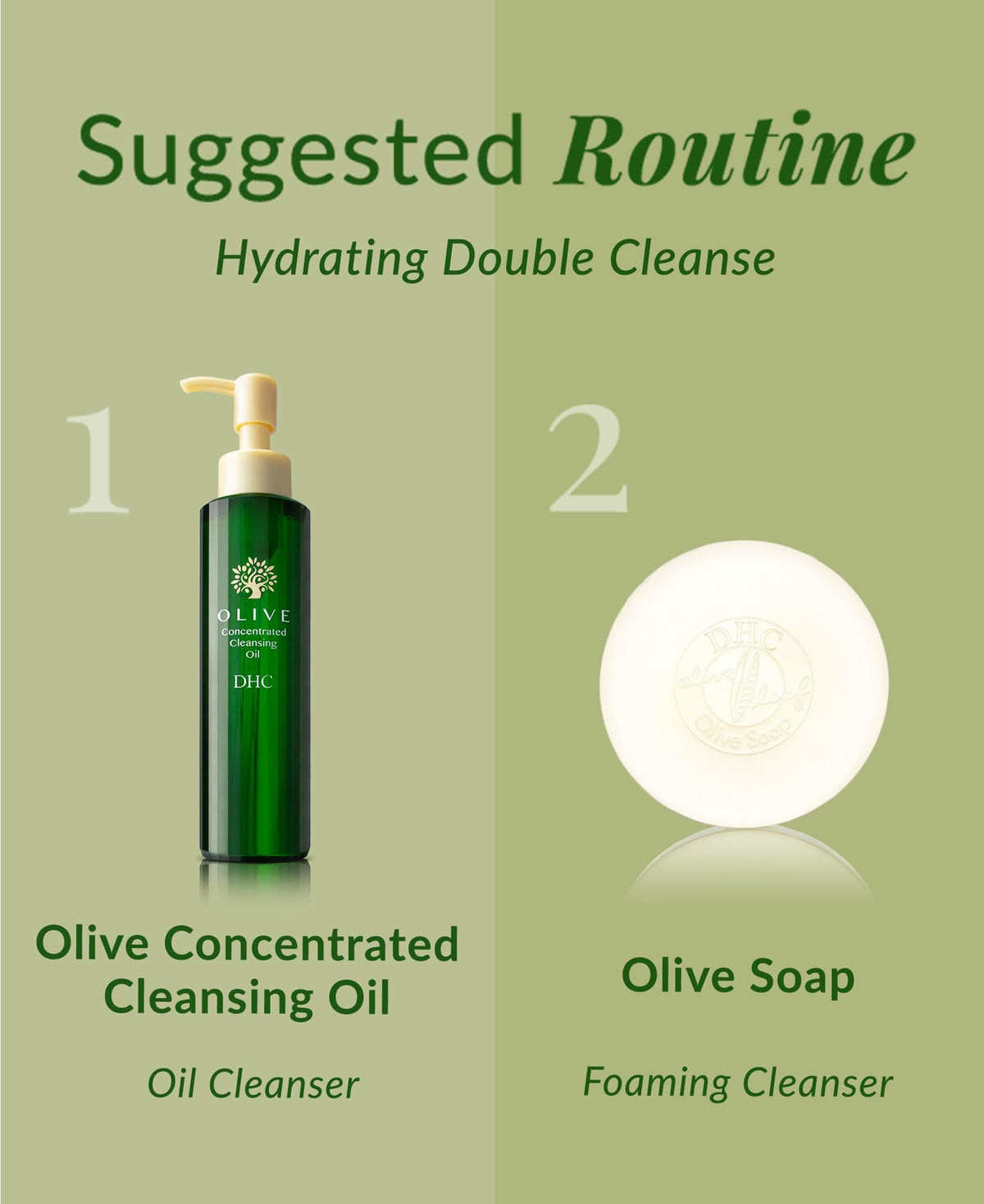 DHC olive soap olive leaf extract detail showcasing antioxidant ingredient for protection
