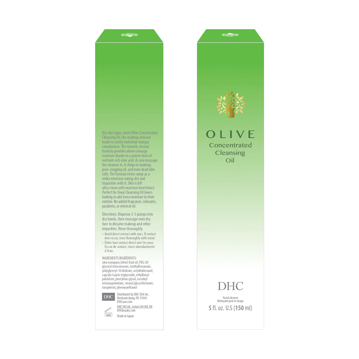 DHC lifestyle bathroom scene conveying a calming, spa-like cleanse
