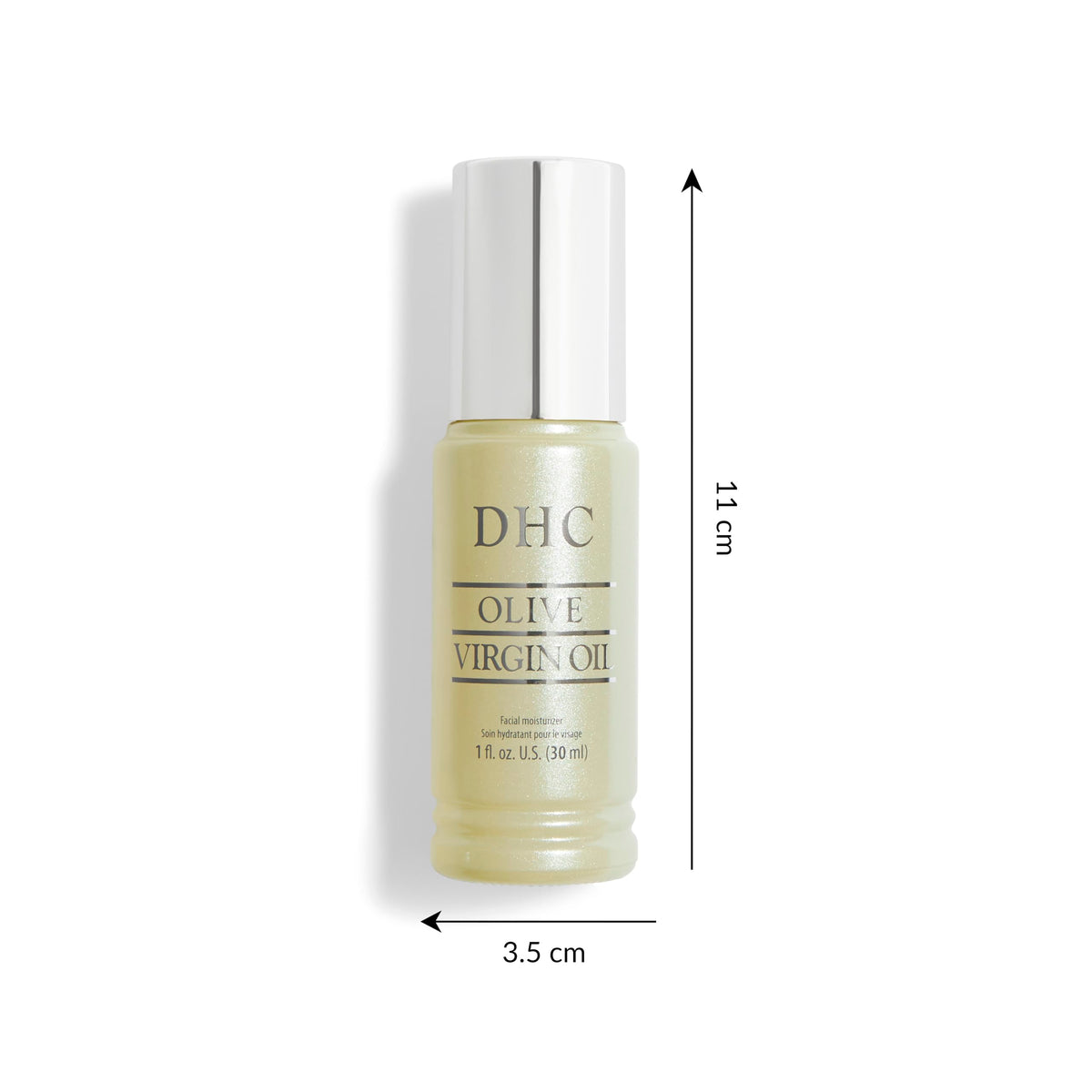 DHC oil texture on skin absorbing quickly for instant hydration
