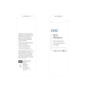 DHC Rich Moisture with organic olive oil ingredient illustrating antioxidant benefit