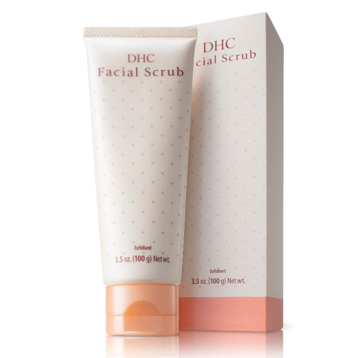 DHC creamy scrub texture close-up demonstrating smooth, hydrating polish