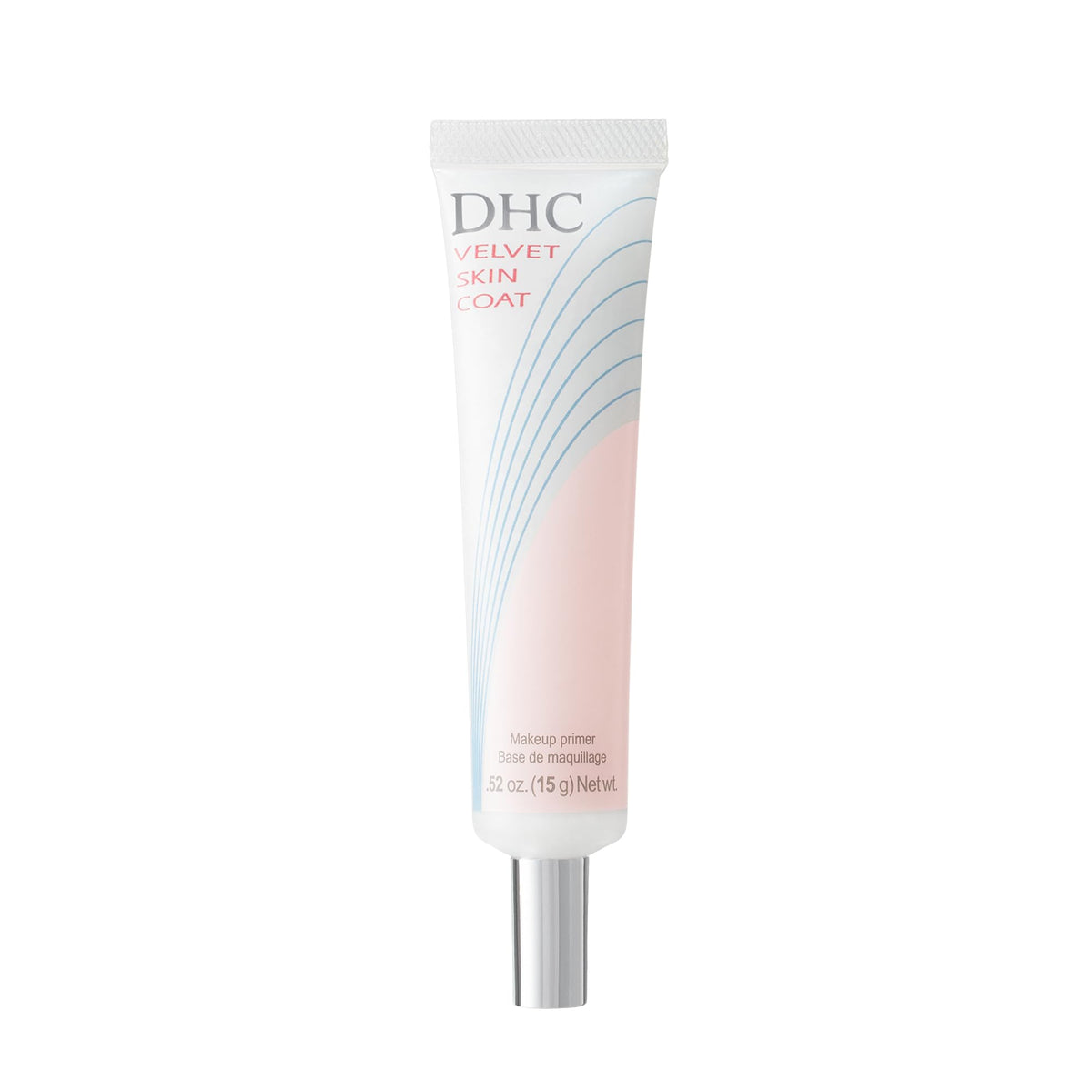 DHC velvet skin coat front packaging showing compact primer for mattifying