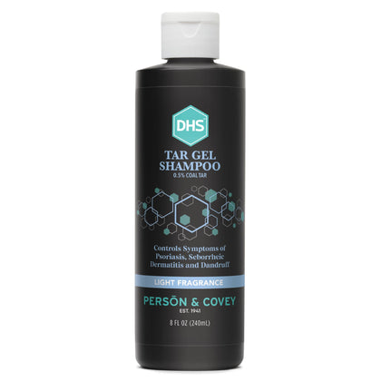 DHS T Gel front bottle showing clean branding and measurement