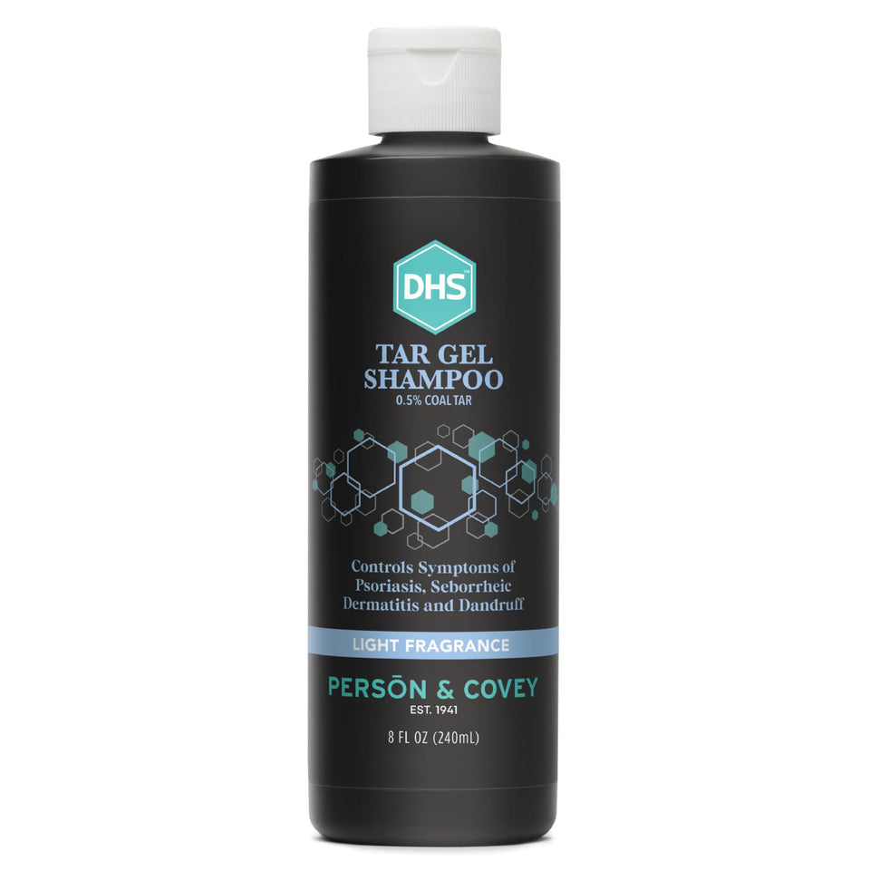 DHS T Gel front bottle showing clean branding and measurement