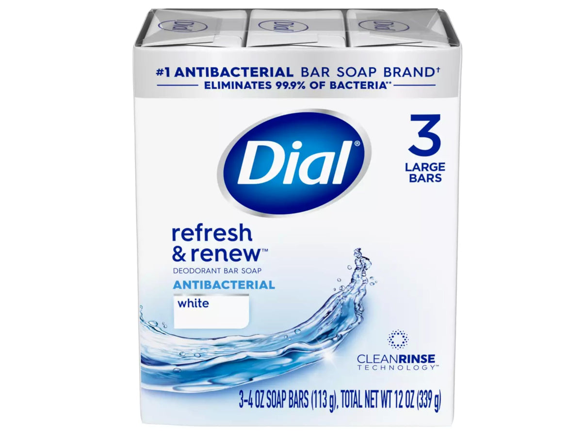 Dial close-up of soap texture highlighting creamy lather benefit