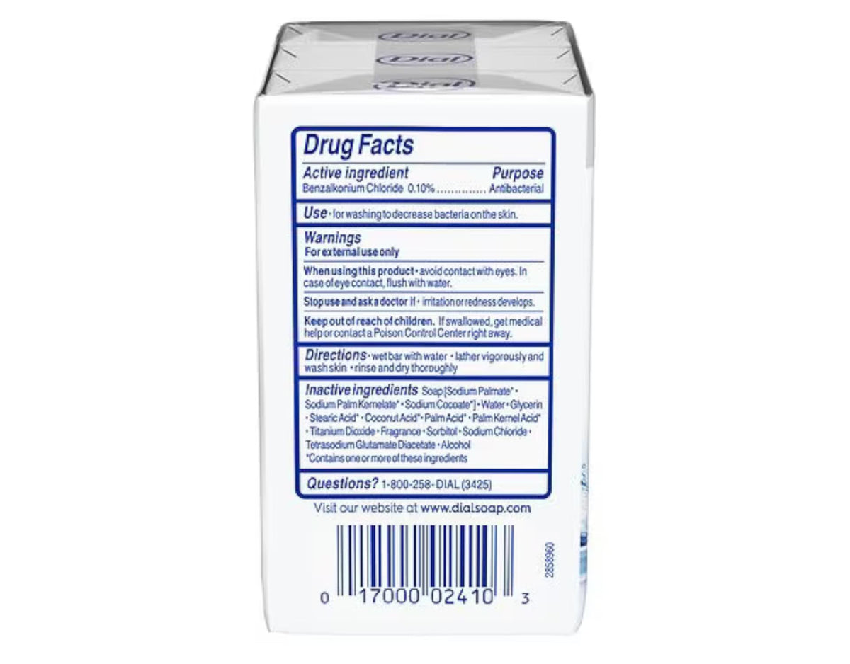 Dial bar creating rich foam in hand for effective cleansing benefit