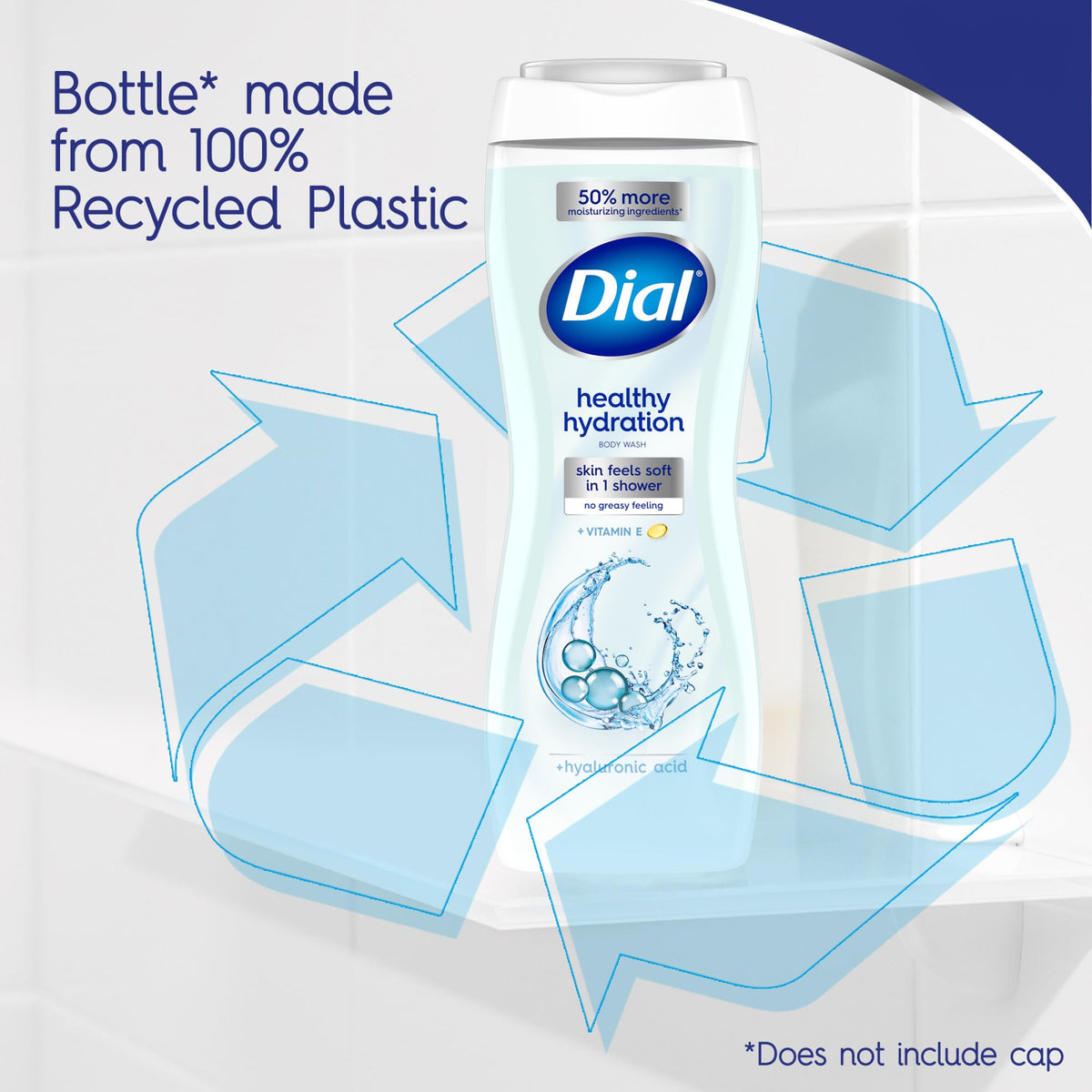 Dial bathroom shelf lifestyle scene, integrates into daily routine