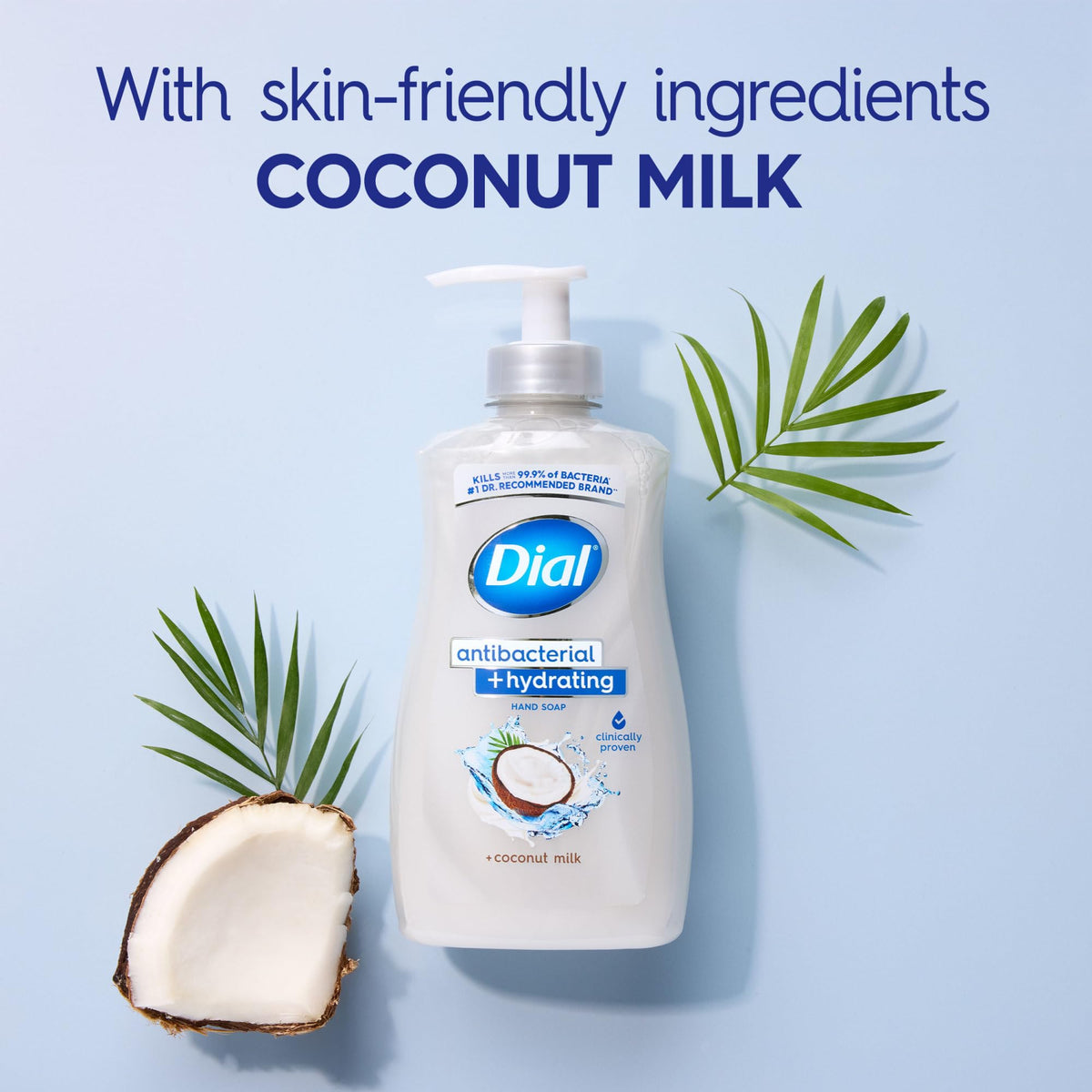 Dial creamy lather close-up highlighting rich foam and hydrating texture