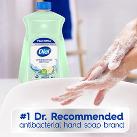 Dial foam texture on hand showing rich lather and gentle cleaning