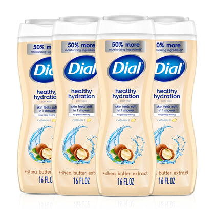 Dial front packaging pack of four shows value and consistency