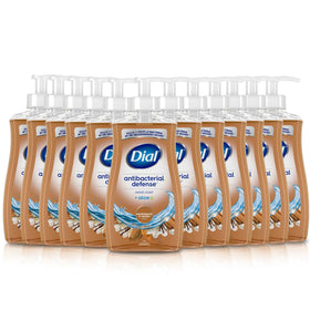 Dial front packaging showing sandalwood and vanilla scent benefits