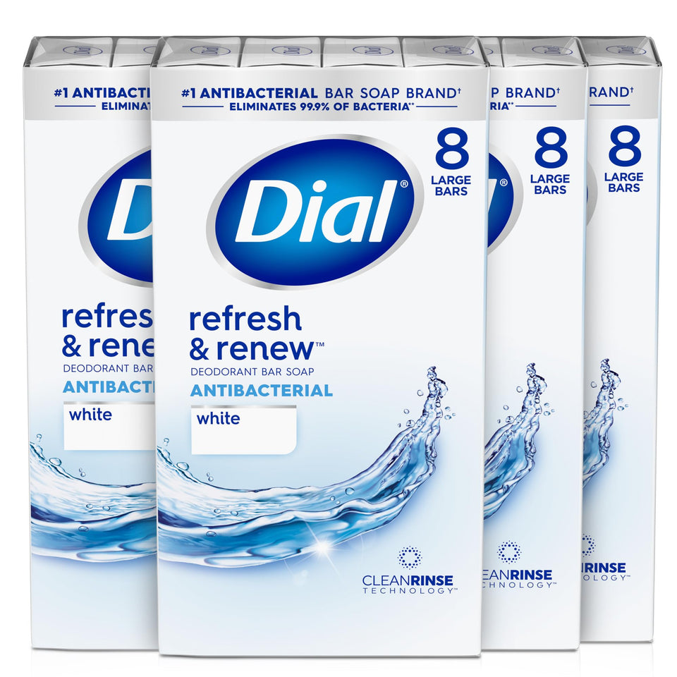Dial front packaging showing 32-count pack and value