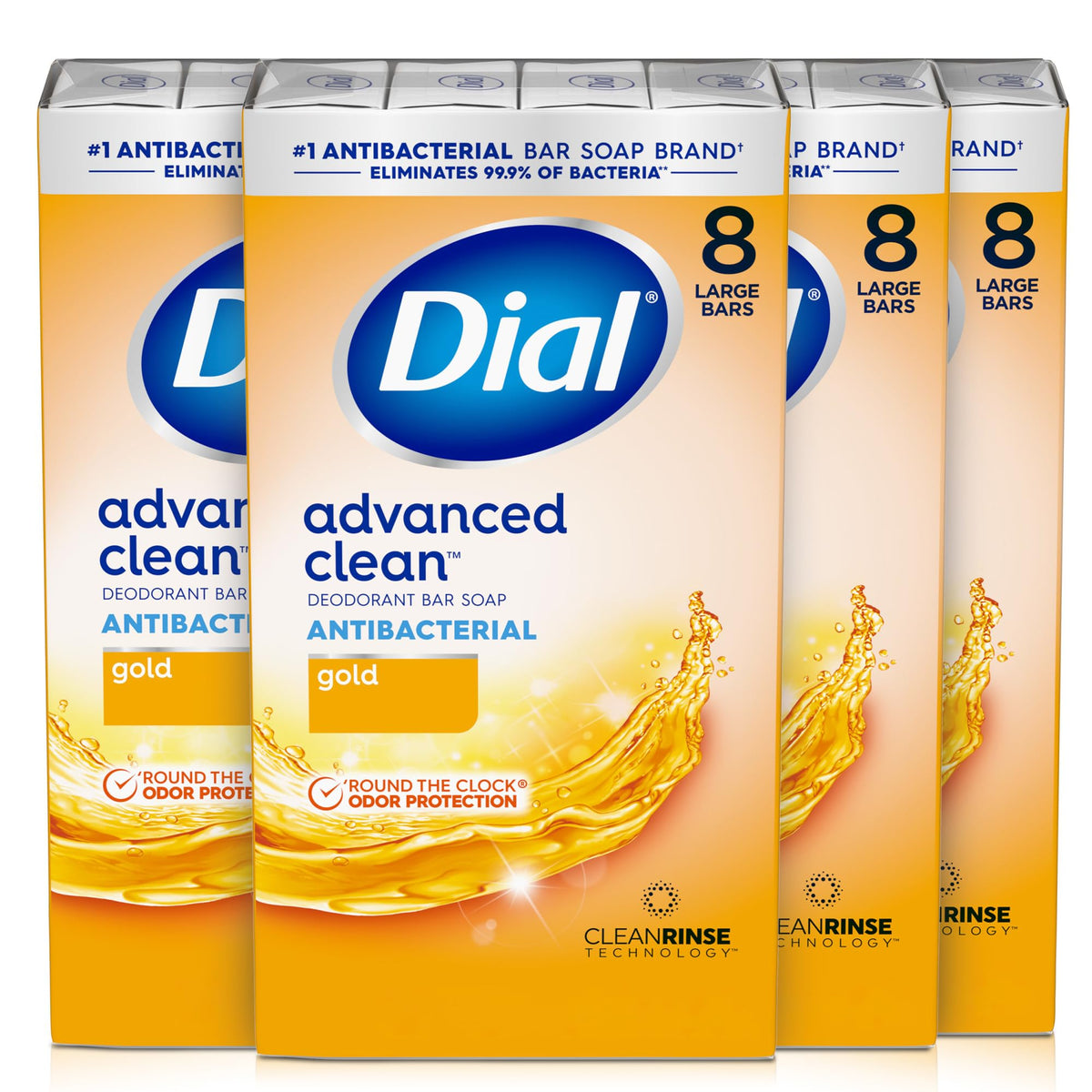 Dial Gold front packaging showing brand and quantity with clear benefits