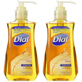 Dial Gold front packaging showing label and two 7.5 fl oz bottles for convenience