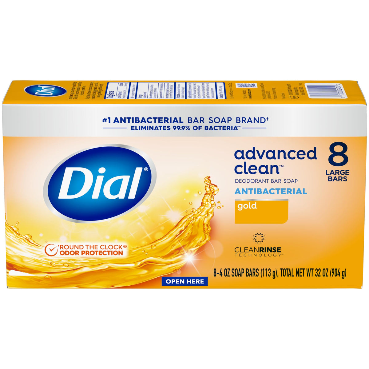 Dial Gold label and ingredients panel highlighting clean-rinse and free-from claims