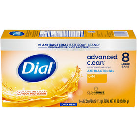 Dial Gold label and ingredients panel highlighting clean-rinse and free-from claims