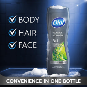 Dial Men showing creamy lather texture that cleans deeply without drying