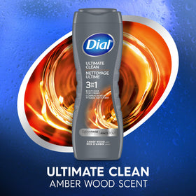 Dial bottle next to standard shampoo to show size and travel practicality