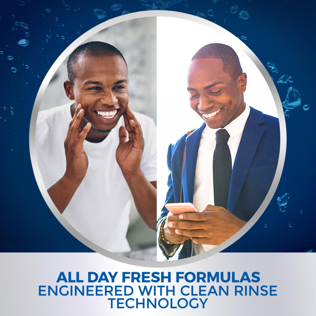 Dial Men rich creamy lather texture demonstrating deep clean without drying