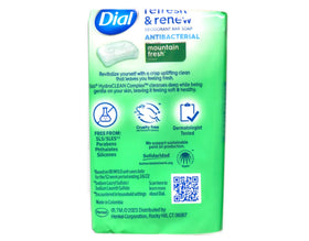 Dial mountain fresh label ingredient panel showing brand information and usage guidance