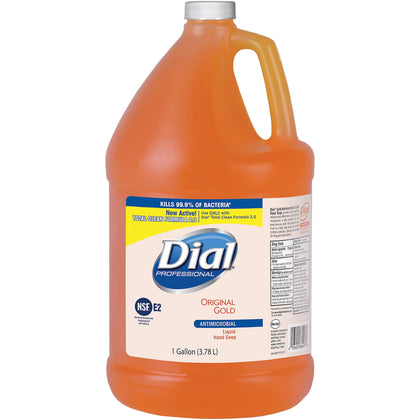 Dial Original Gold refill front label showing product details and quick restocking benefit