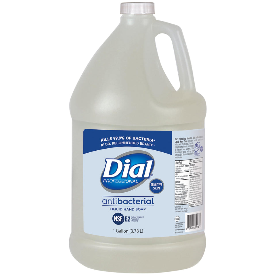 Dial Professional front label showing product name and gentle antibacterial benefit